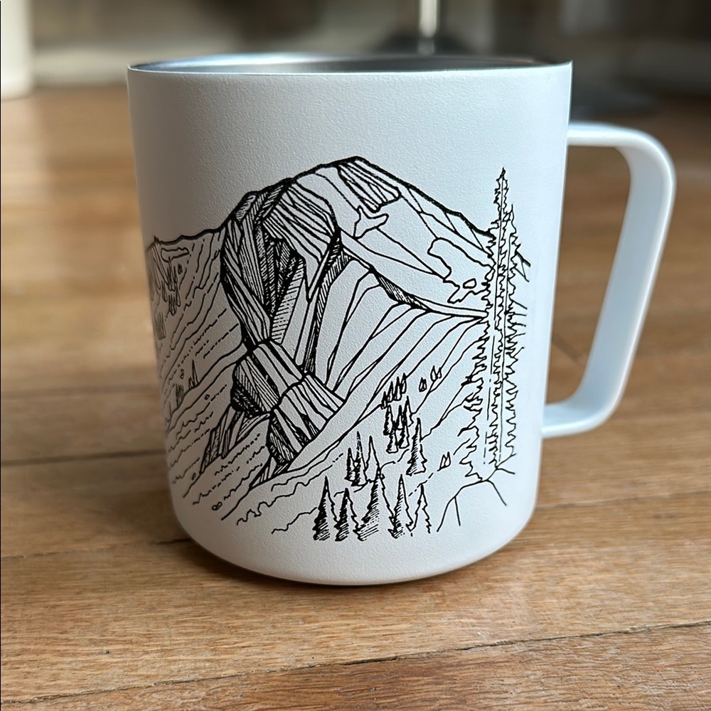 New Jupiter Peak Park City Utah Atticus Cafe MiiR 12oz mountain ski print mug - Picture 4 of 8